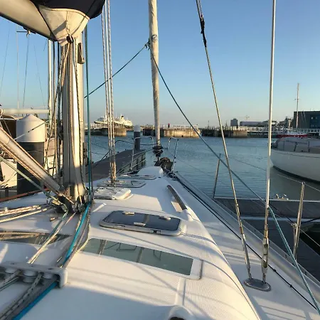 Sail Vessel At Botel Lisboa